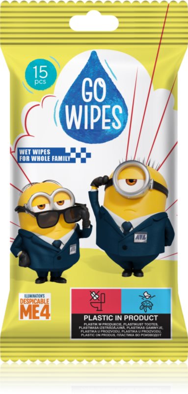 GoWipes Wet Wipes For Whole Family Servetele umede de maini 15 buc