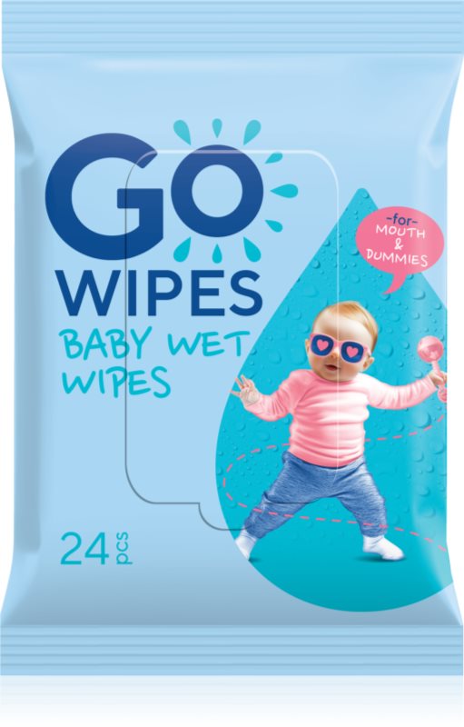 GoWipes Baby Wet Wipes Șervețele umede pentru nou-nascuti si copii 24 buc