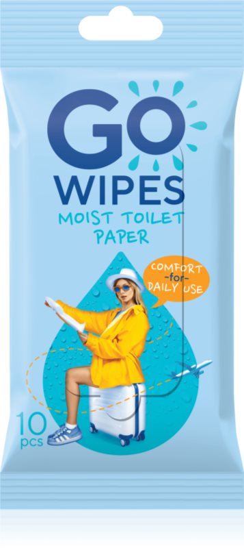 GoWipes Comfort hârtie igienică umedă 10 buc