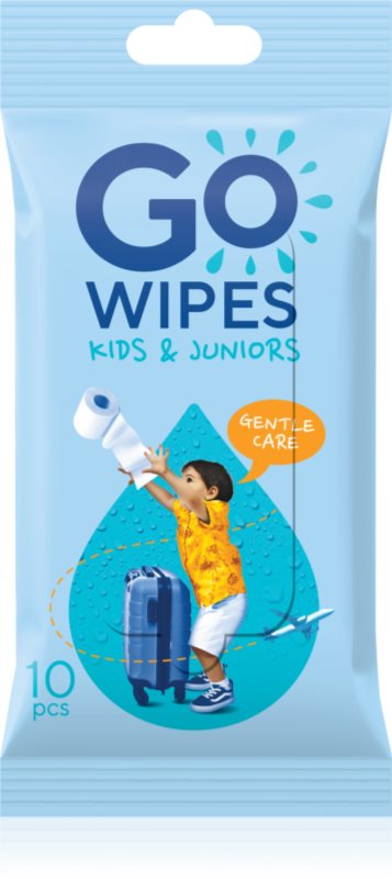 GoWipes For Kids & Juniors hârtie igienică umedă pentru copii 10 buc