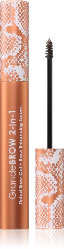 Grande Cosmetics GrandeBrow tónovací gel na obočí se sérem culoare Medium 3.5 ml