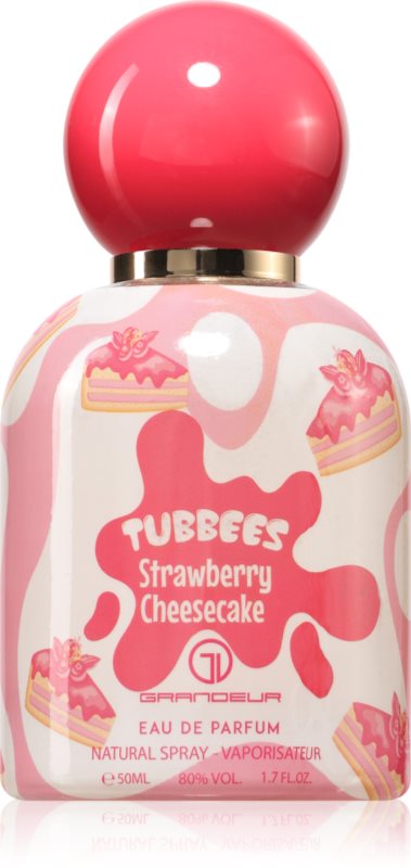 Tubbees Strawberry Cheesecake Eau de Parfum unisex 50 ml