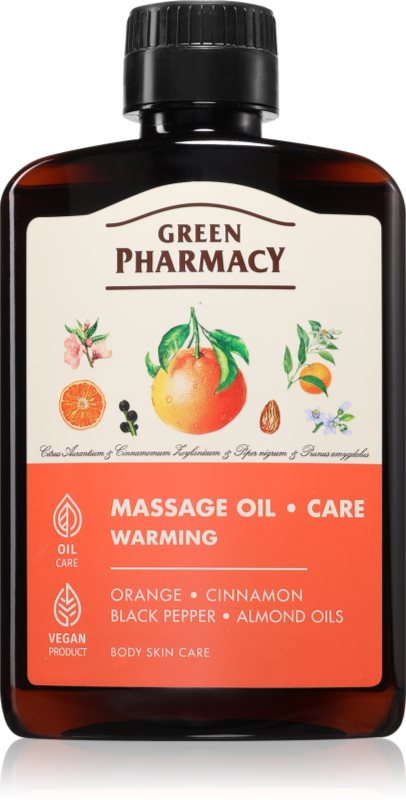 Green Pharmacy Essential oils of Orange Massage Oil ulei cald pentru masaj 200 ml