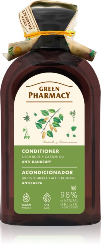 Green Pharmacy Birch Buds & Castol Oil Conditioner balsam anti matreata 300 ml