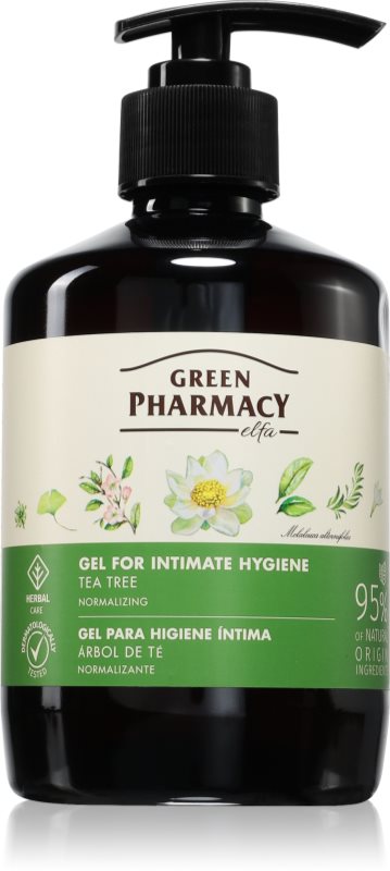 Green Pharmacy Marigold & Tea Tree Gel for Intimate Hygiene gel pentru igiena intima 370 ml