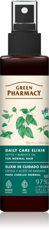 Green Pharmacy Nettle & Burdock oil Elixir ser pentru par normal 150 ml