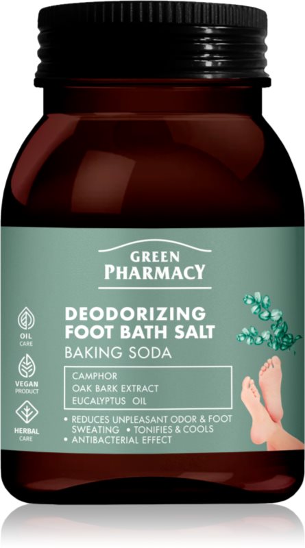 Green Pharmacy Foot Care Deodorizing Foot Bath Salt sare de baie pentru picioare 400 g