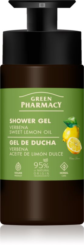 Green Pharmacy Verbena & Sweet Lemon Oil gel de duș 739 ml