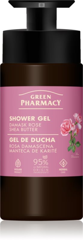 Green Pharmacy Damask Rose & Shea Butter gel de duș 739 ml