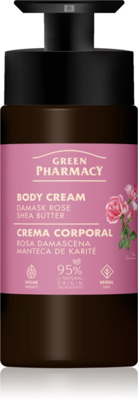 Green Pharmacy Damask Rose & Shea Butter crema de corp 739 ml