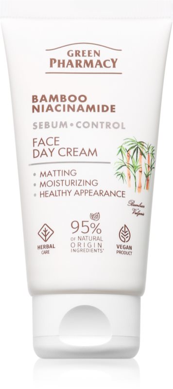 Green Pharmacy Bamboo & Niacinamide Day Face Cream crema de fata zi 50 ml