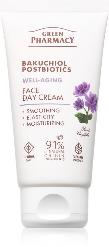 Green Pharmacy Bakuchiol & Postbiotics Day Face Cream crema de zi regeneratoare - intinerire 50 ml