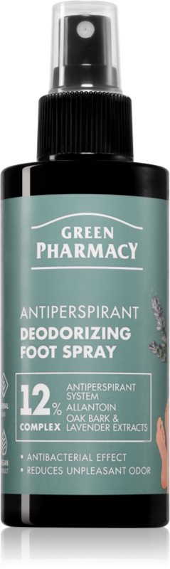 Green Pharmacy Foot Care Antiperspirant Deodorizing Foot Spray antiperspirant pentru tălpile picioarelor 150 ml