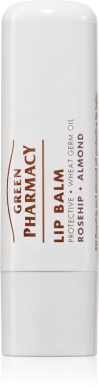Green Pharmacy Rosehip & Almond Oil balsam de buze 3.6 g