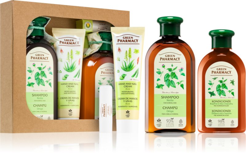Green Pharmacy Herbal Care set cadou pentru par normal