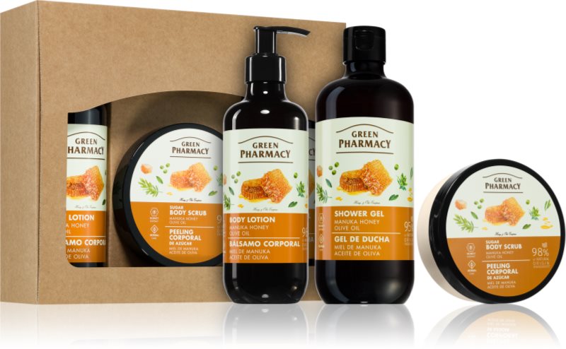 Green Pharmacy Manuka Honey & Olive Oil SET set cadou