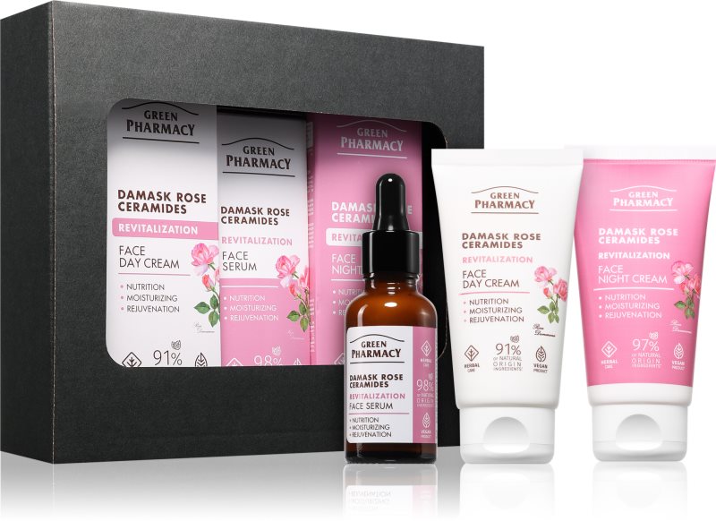 Green Pharmacy Damask Rose & Ceramides Set set cadou pentru o piele perfecta