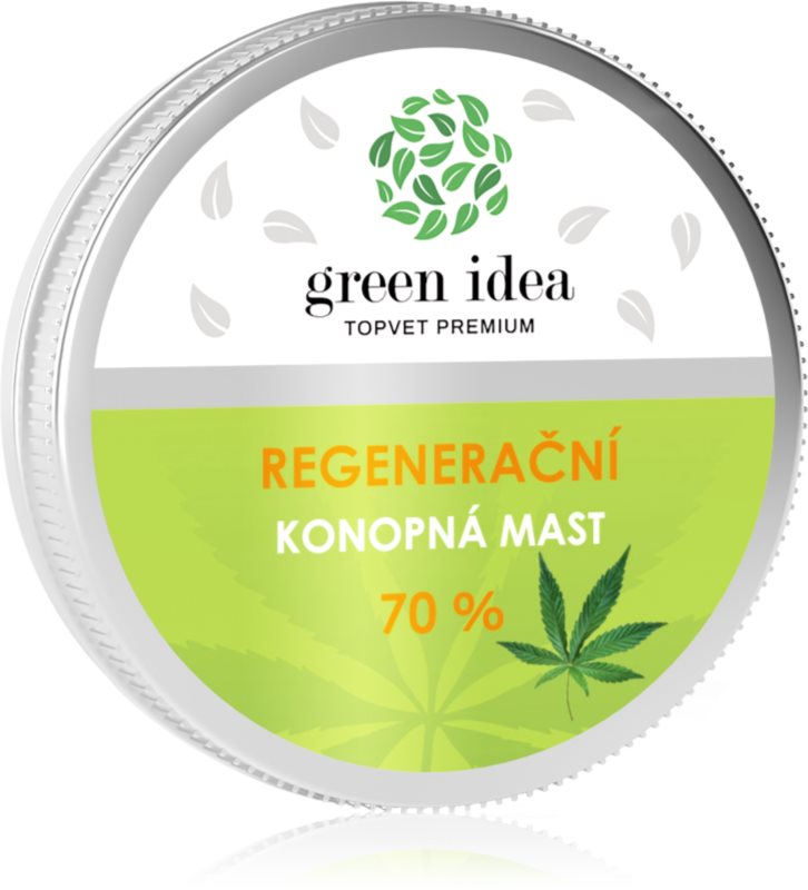 Green Idea Regenerative hemp ointment 70% tratament pentru regenerare si calmare 100 ml