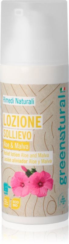 Greenatural Relief Lotion Aloe & Malva loțiune calmantă după înțepături de insecte 50 ml