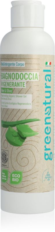Greenatural Body Wash Aloe Vera & Olive gel de dus regenerabil 250 ml