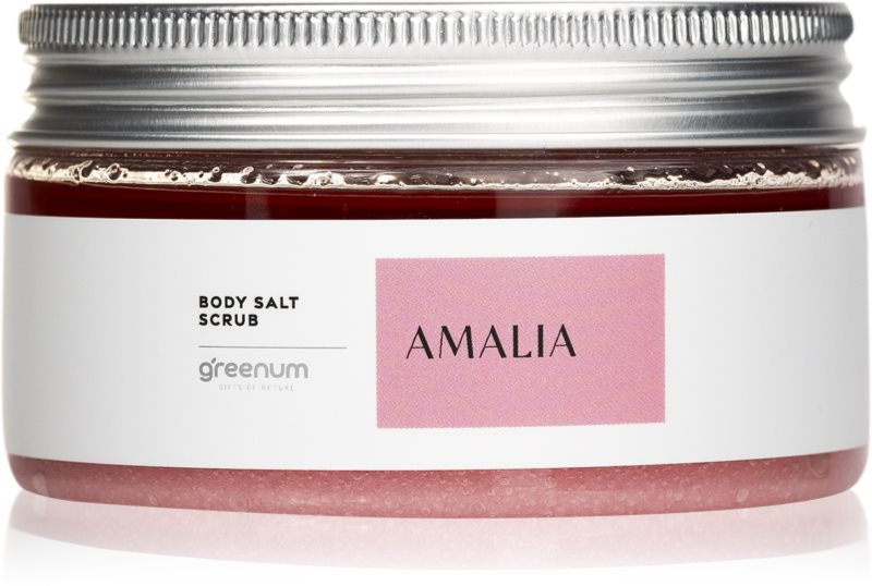 Greenum Salt Scrub sare pentru exfoliere pentru corp cu parfum Amalia 320 g