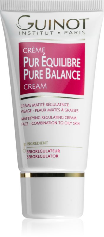 Guinot Pure Balance crema de standardizare pentru ten gras pentru a improspata porii si pielea cu aspect obosit 50 ml