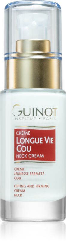 Guinot Longue Vie crema pentru intarire si netezire al pigmentilor pe gat si decolteu 30 ml