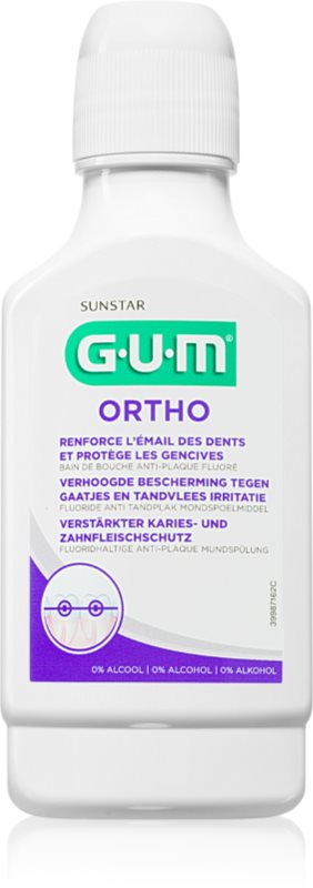 G.U.M Ortho apă de gură aparat dentar 300 ml