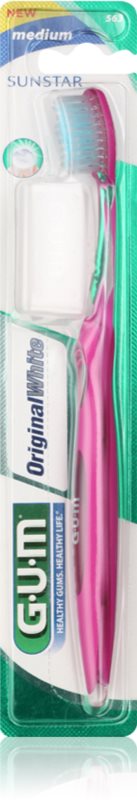 G.U.M Original White 563 Medium perie de dinti mediu 1 buc