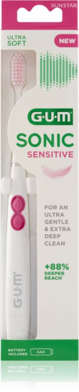 G.U.M Sonic Sensitive periuta de dinti cu ultrasunete 1 buc