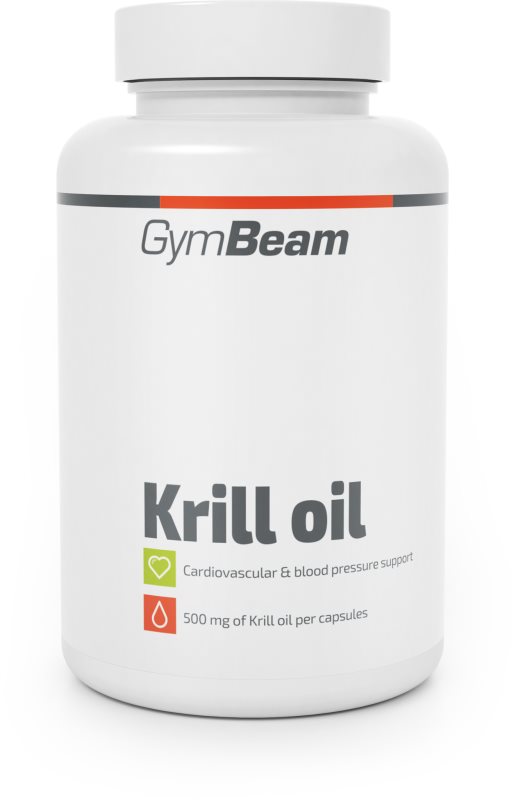 GymBeam Krill Oil favorizează funcția normală a sistemului circulator 78 g
