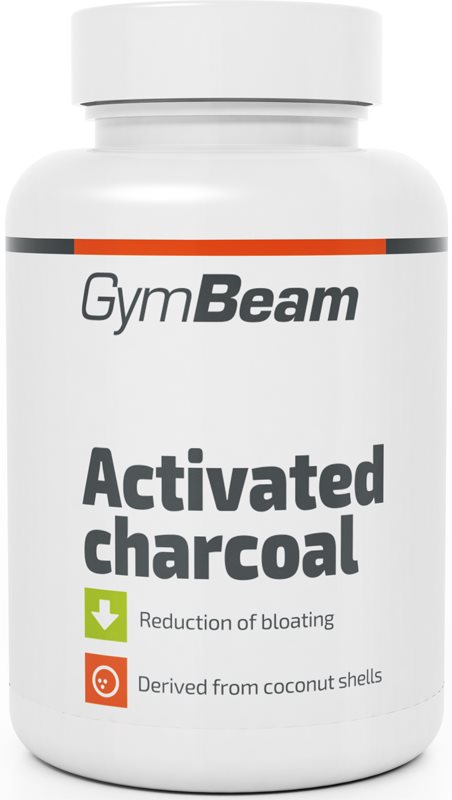 GymBeam Activated Charcoal favorizează digestia 66 g