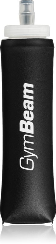 GymBeam Hydra Soft Flask sticlă pentru apă culoare Black 550 ml