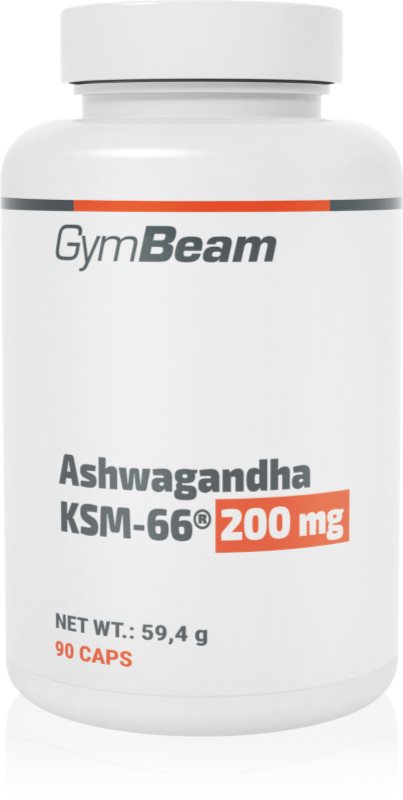 GymBeam Ashwagandha KSM-66® capsule pentru sănătate fizică și psihică 96 g