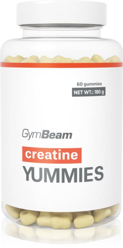 GymBeam Creatine Yummies bomboane tip jeleu pentru susținerea performanțelor sportive aroma Pineapple 60 buc