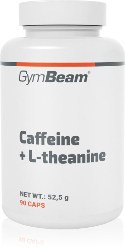 GymBeam Caffeine + L-theanine capsule pentru susținerea performanțelor sportive 52.5 g