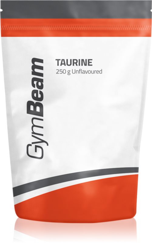 GymBeam Taurine pulbere pentru susținerea performanțelor sportive aroma Unflavoured 250 g