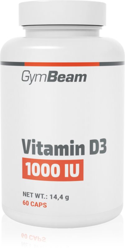 GymBeam Vitamin D3 1000 IU capsule cu vitamina D