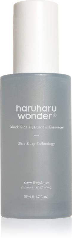 Haruharu Wonder Black Rice Hyaluronic Essence emulsie hidratanta pentru regenerarea și hrănirea tenului 50 ml