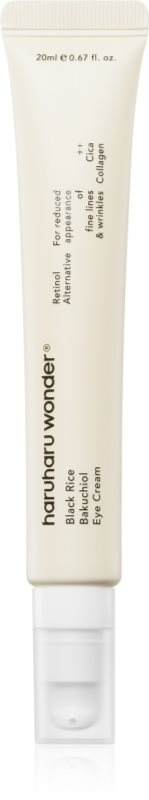 Haruharu Wonder Black Rice Bakuchiol Eye Cream crema anti rid pentru ochi nutritie si hidratare 20 ml