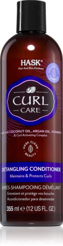HASK Curl Care balsam de îngrijire pentru par ondulat si cret 355 ml