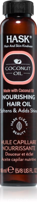 HASK Monoi Coconut Oil Ulei de infrumusetare pentru un par stralucitor si catifelat 18 ml