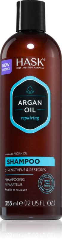 HASK Argan Oil sampon revitalizant pentru par deteriorat 355 ml