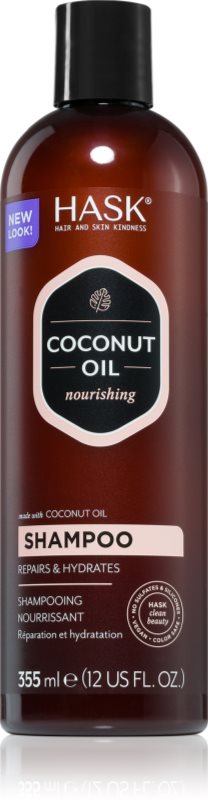 HASK Monoi Coconut Oil șampon îngrijire pentru un par stralucitor si catifelat 355 ml