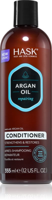 HASK Argan Oil balsam revitalizant pentru par deteriorat 355 ml