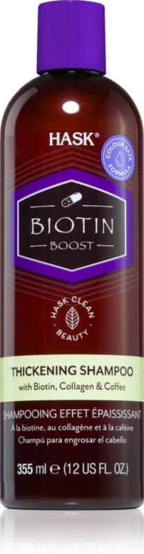 HASK Biotin Boost sampon fortifiant pentru păr cu volum 355 ml