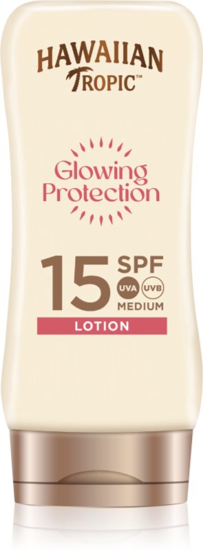 Hawaiian Tropic Satin Protection Ultra Radiance lapte de corp pentru soare rezistent la apa SPF 15 180 ml