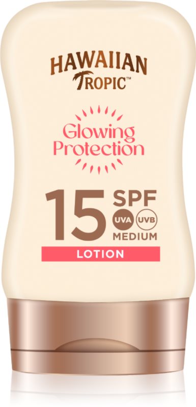 Hawaiian Tropic Glowing Protection Mini cremă pentru plaja SPF 15 100 ml