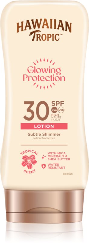 Hawaiian Tropic Glowing Protection Sunscreen Lotion loțiune pentru plaja SPF 30