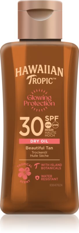 Hawaiian Tropic Glowing Protection Dry Oil ulei uscat plaja SPF 30 75 ml